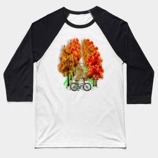 Bicycle on Autumn Baseball T-Shirt